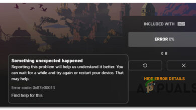 Xbox Error 0x87e00013