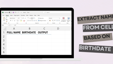 extract names from cells based on birthdate in Excel