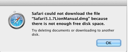 safari could not download
