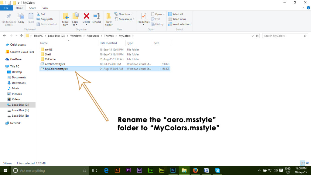 Farben der Titelleiste in Windows 10 - 3