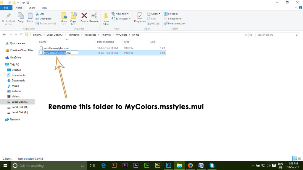 Farben der Titelleiste in Windows 10 - 4