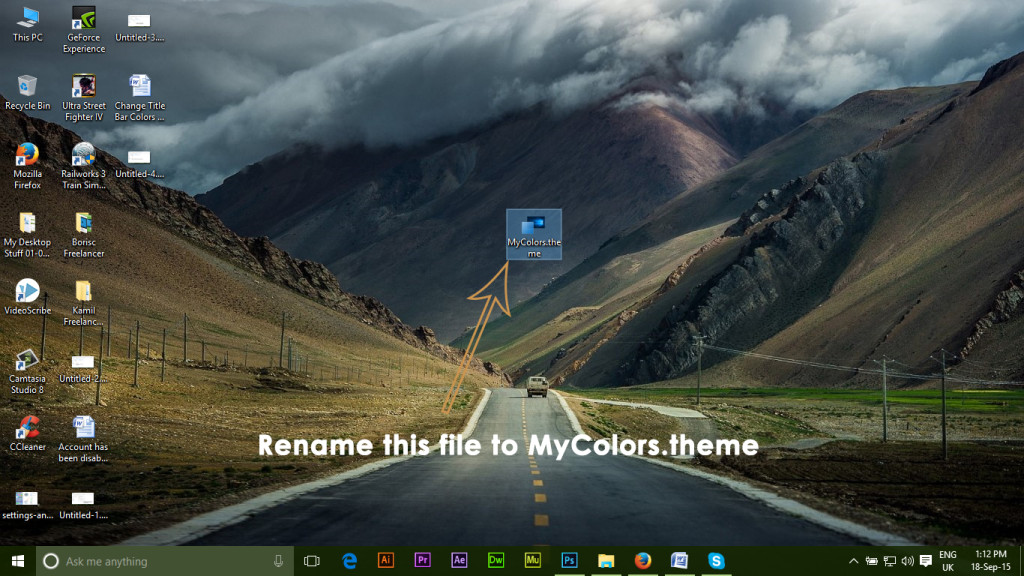 Farben der Titelleiste in Windows 10 - 5