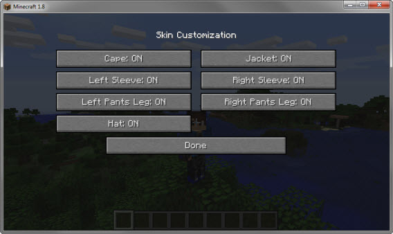 minecraft skin customization