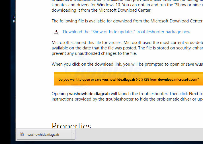 uninstall updates on windows 10