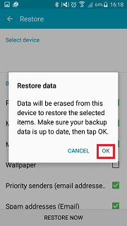 Samsung-Restore-Daten
