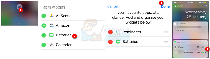 how to check battery level on powerbeats 3
