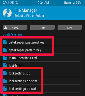 pattern password disable zip does it work