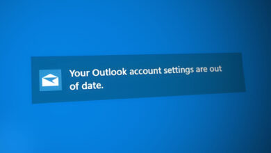 Outlook Account Settings Are Out Of Date
