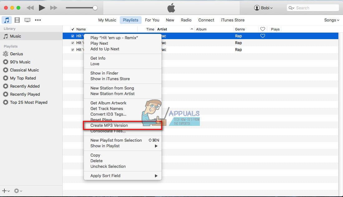 Lull analysere notifikation How to Convert M4A to MP3 on a MacOS - Appuals.com