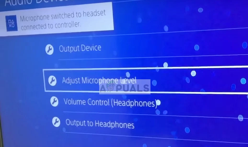 Mic on PS4