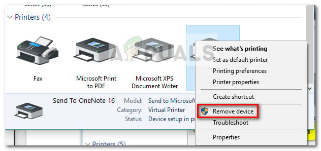 satellit krig Fortælle Fix: Can't Remove Printer on Windows 10