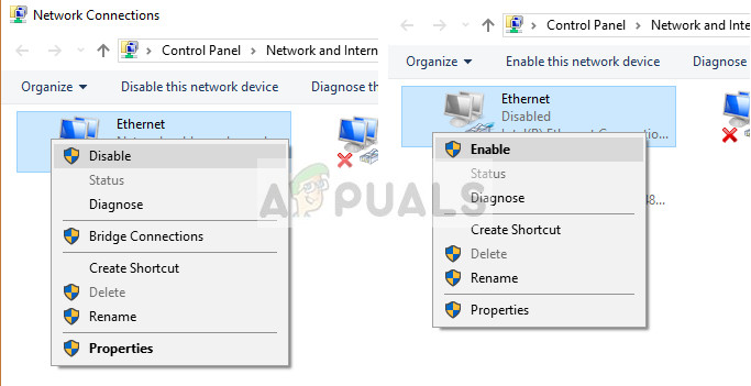local area connection doesnt have a valid ip configuration cause