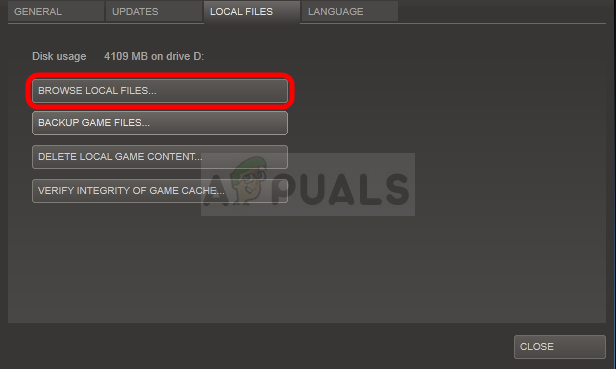 Steam - Browse local files