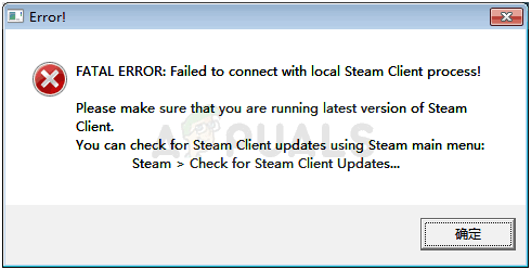Fix: Failed to Connect with Local Steam Client Process Fatal Error on Steam