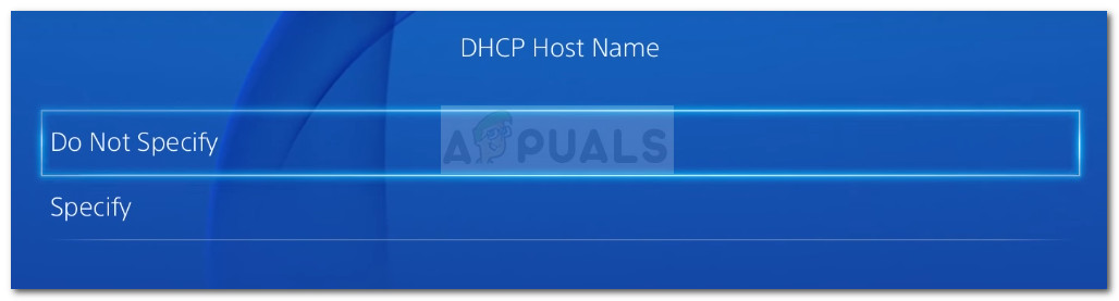 DHCP Host Name