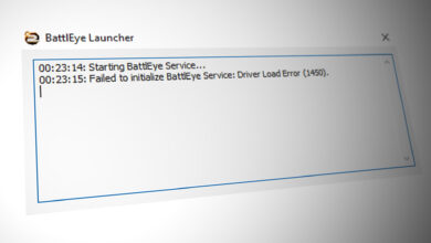 Failed to initialize BattlEye Service: Driver load error