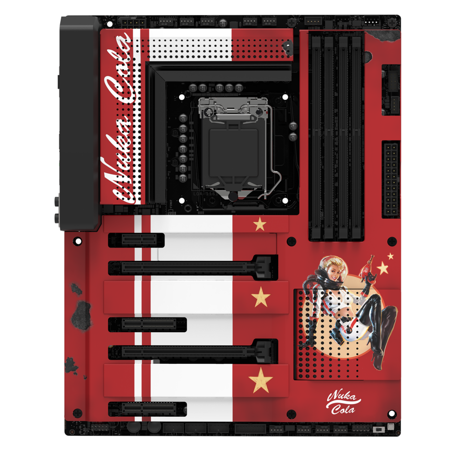 NZXT N7 Z390 Nuka-Cola Cover