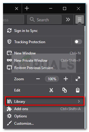 Action button > Library