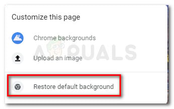 Restore default background for New tabs