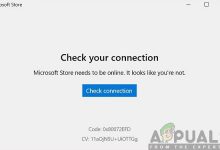 Microsoft Store Error 0x80072efd "Check your Connection"