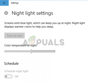 Windows 10 night light not working 