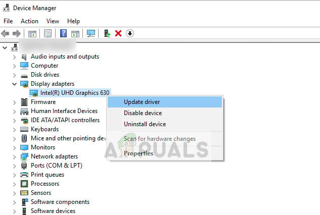 Updating graphics driver