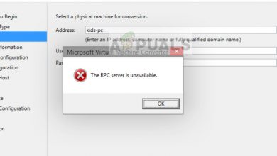 The RPC Server is Unavailable