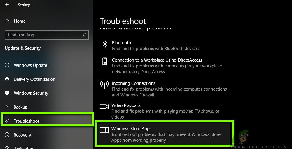 Troubleshooting Windows Store Apps