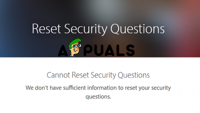 Reset security question