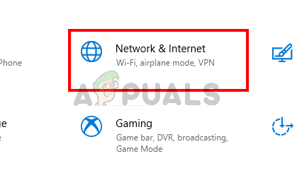 Select Network & Internet