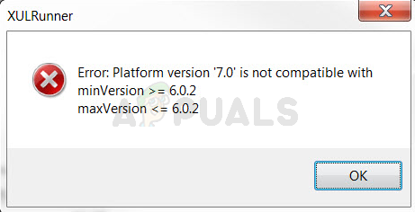 Fix: XULRunner Error Platform Version is not Compatible - Appuals.com