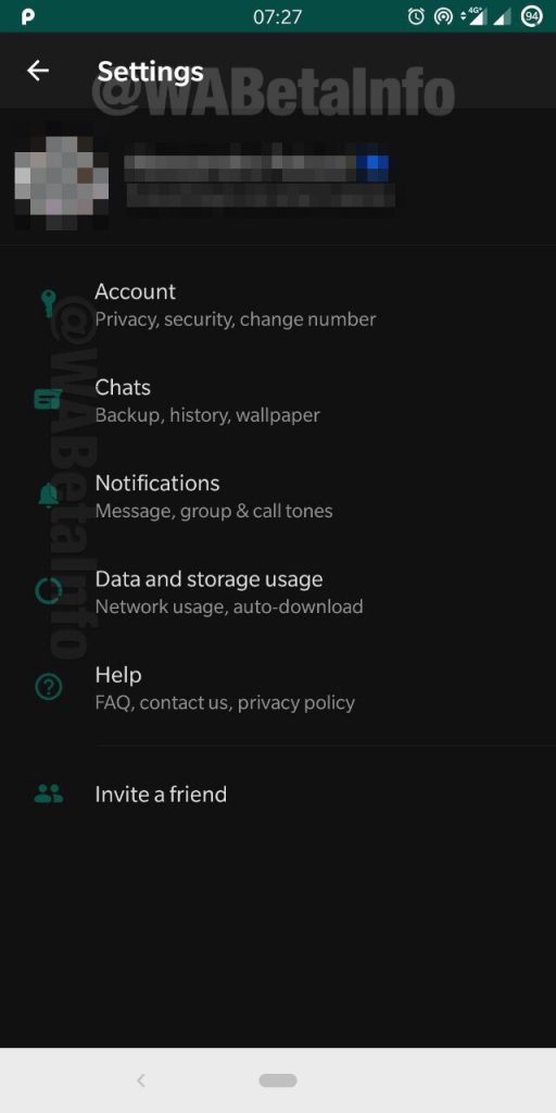 WhatsApp Dark Mode 1