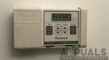 Alter Thermostat