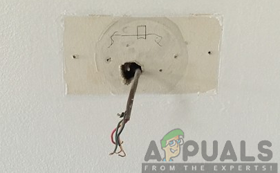 Abgelöste Drähte vom alten Thermostat