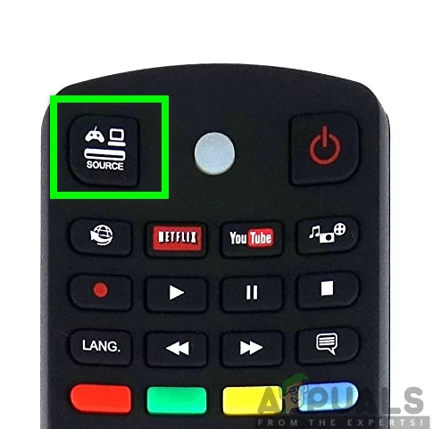 Source button on your remote