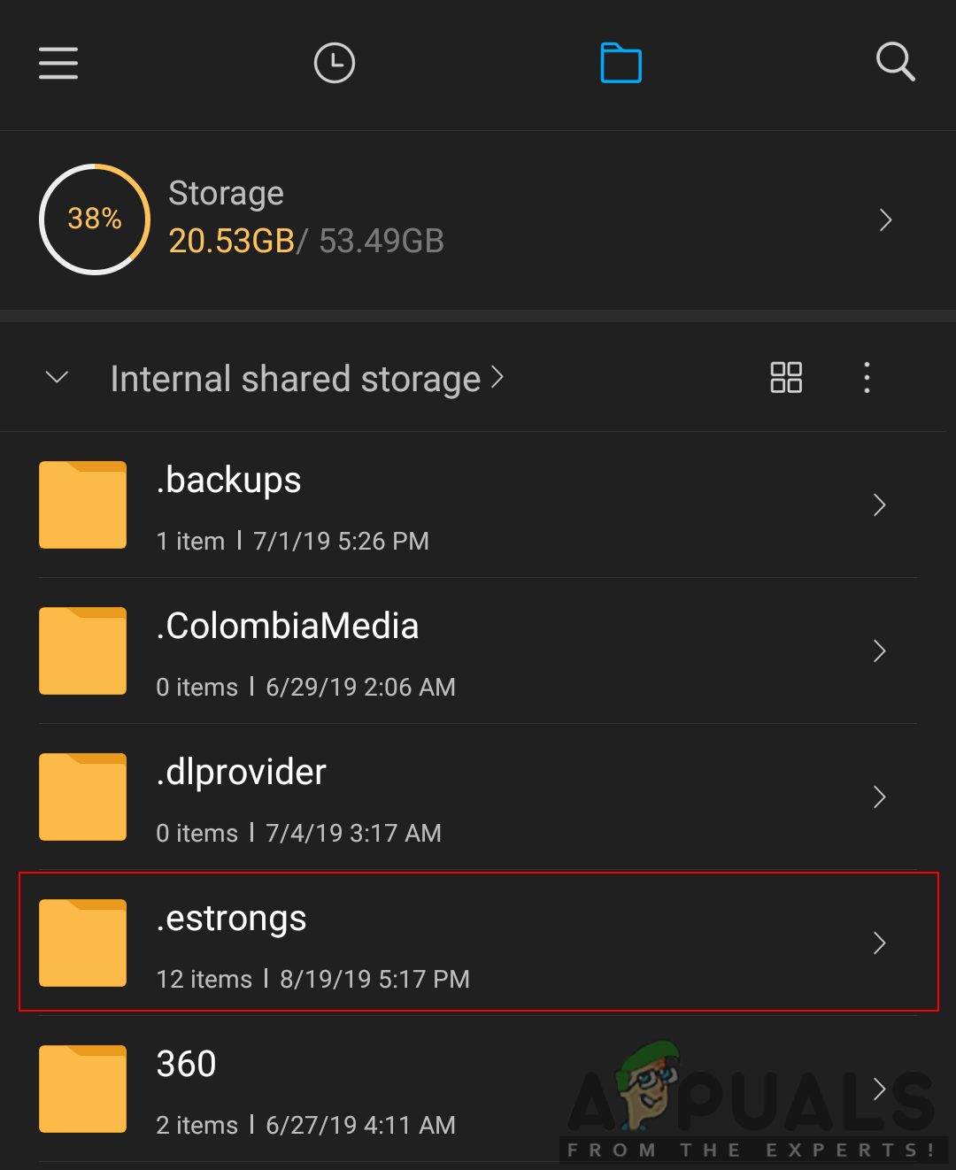 What is estrongs Folder and is it Safe to Delete it - 98
