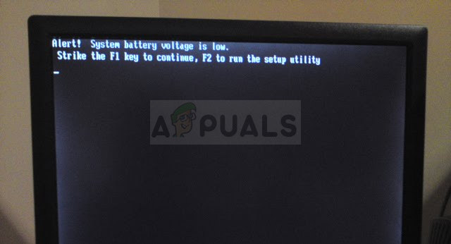 sammensatte last personlighed How to Fix the System Battery Voltage is Low Error on Windows? - Appuals.com