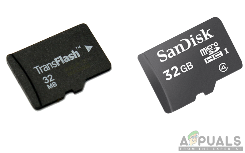 Humanistic Target Sea bream What is: TF (TransFlash) Card and How is it Different from Micro SD? -  Appuals.com