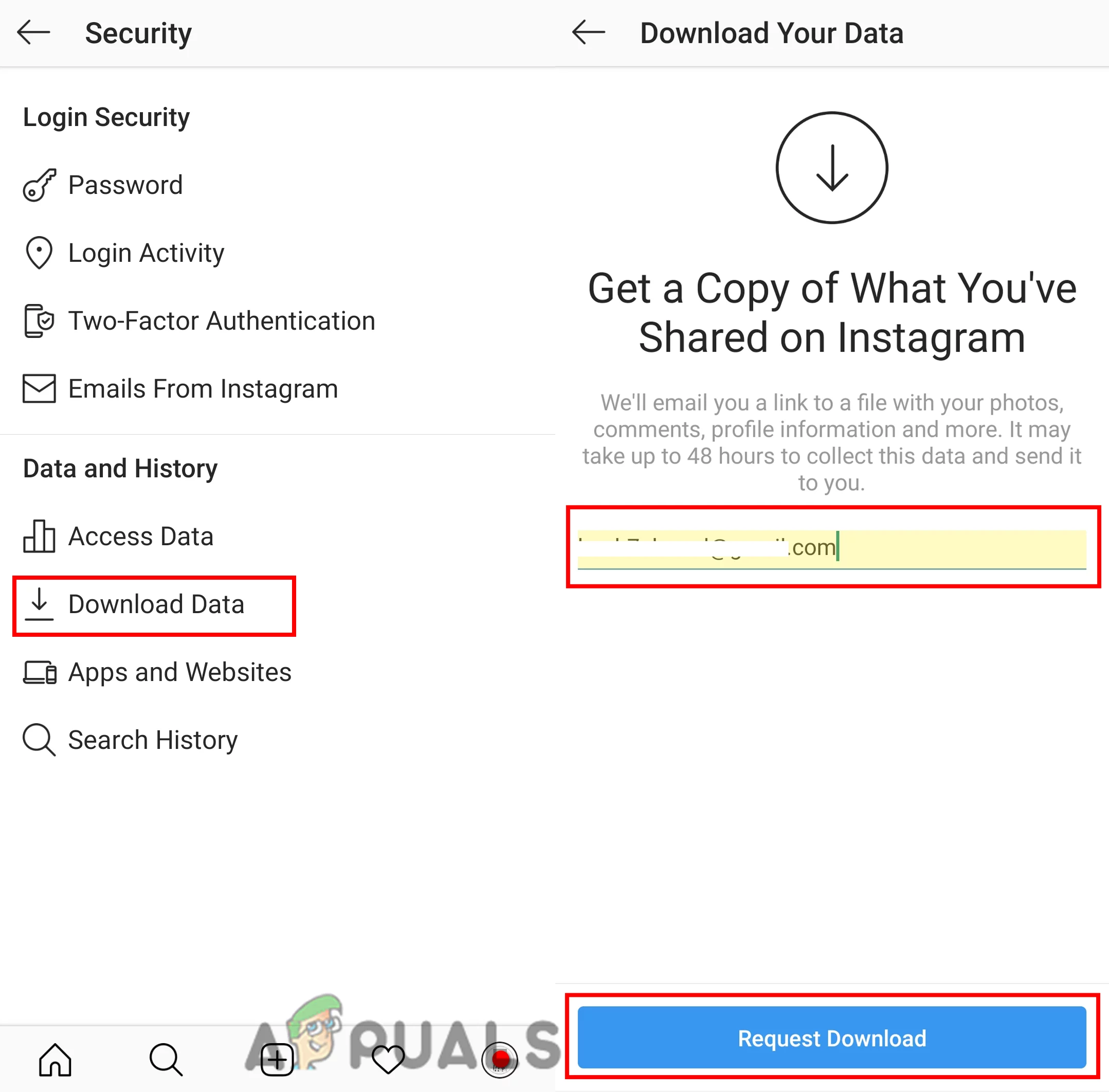 How to Recover Deleted Instagram Messages through Download Data