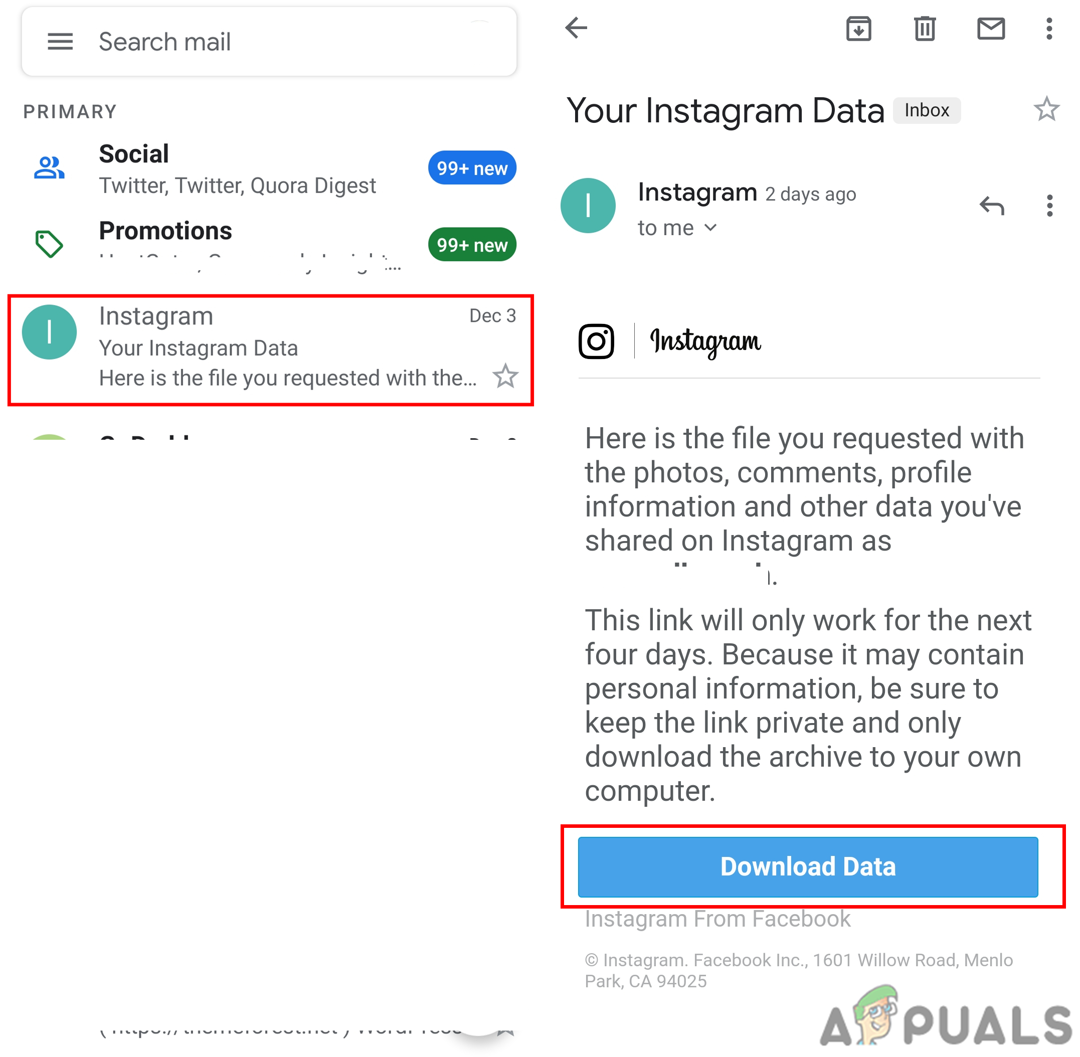 Как восстановить удаленные прямые сообщения (DM) из Instagram? 