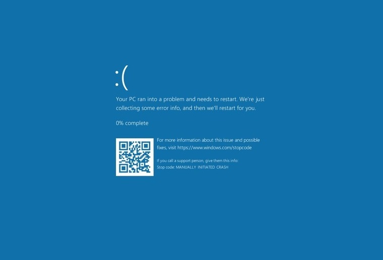 Windows 10 Blue screen of death