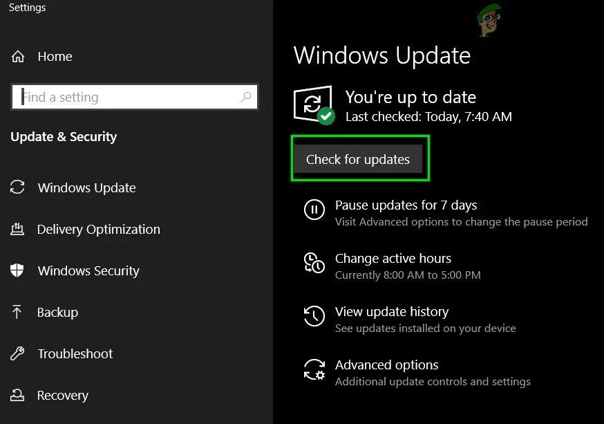 3. Check For Updates in Windows Update.jpg