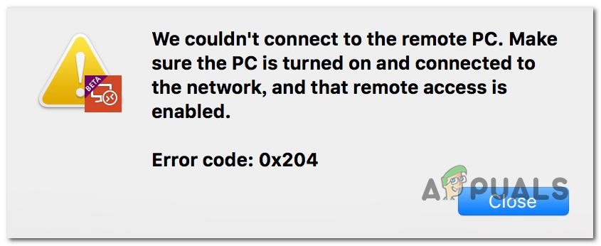 remote in to pc with mac right click not working