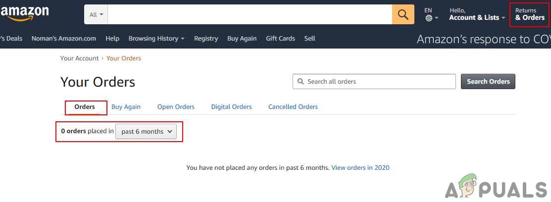 Cerrar/eliminar cuenta de Amazon.