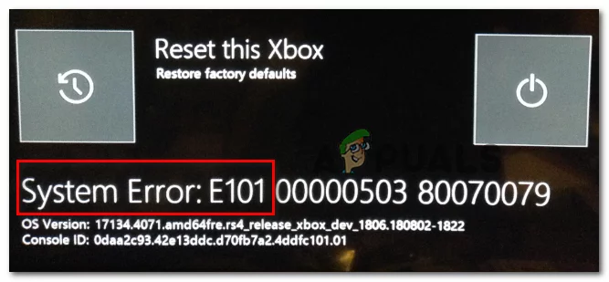 How Xbox One System E102? - Appuals.com