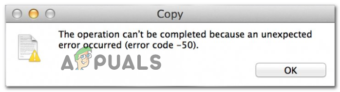 mac error code 50