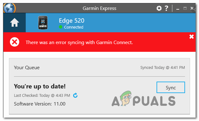 Seminar Ægte medarbejder FIX] There Was An Error Syncing With Garmin Connect