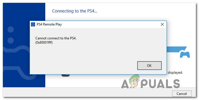 Oneerlijk vlinder Openlijk How to Fix PS4 Remote Play Error 0x80001FFF