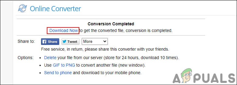 How to Convert GIF to PNG? - Appuals.com