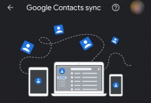 Google contacts sync